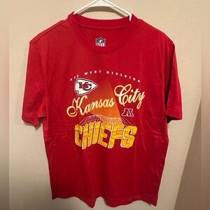 KC Chiefs red SS Tee shirt size L